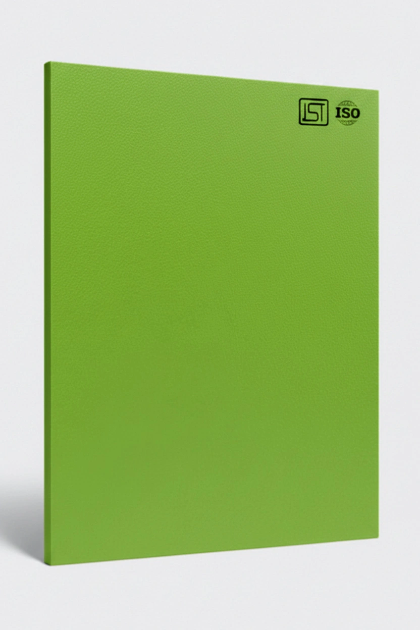 119 SF | Floroscent Green, Neon Green Suede Finish Decorative Laminate