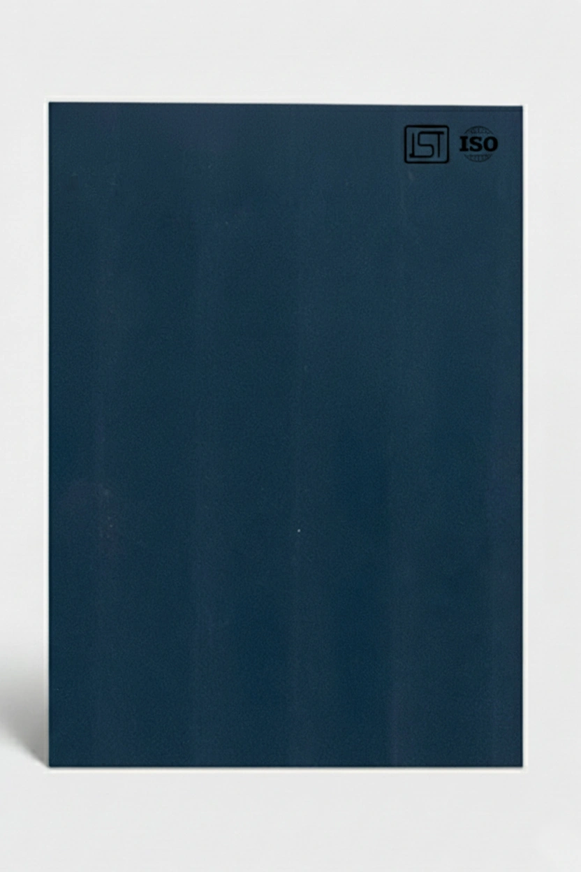 1192 EF | Navy Blue, Navy Blue Matte Finish Fluted Decorative Laminate - Image 2