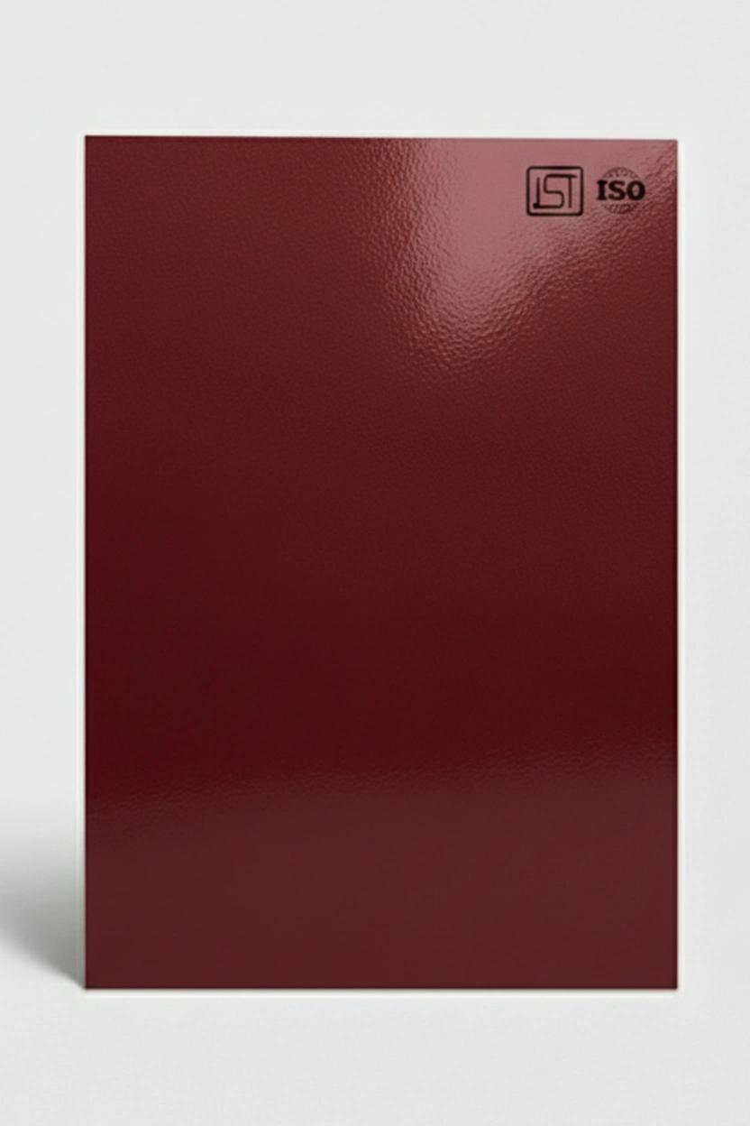 1194 SG | Cranberry, Dark Maroon High Gloss Finish Decorative Laminate - Image 2