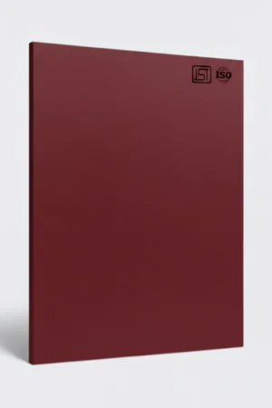 120 SF | Poppy, Dark Red Suede Finish Decorative Laminate