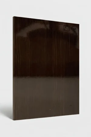 1251 SG | Lustre Beam, Dark Walnut Brown High Gloss Finish Wooden Decorative Laminate