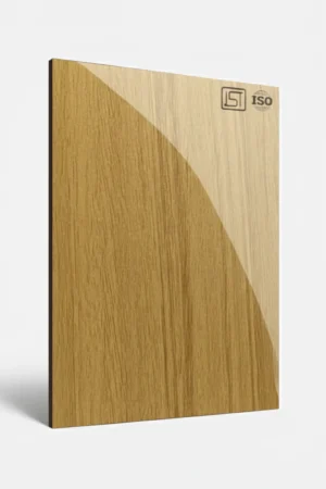 1308 SG | Gold Crest, Golden Oak High Gloss Finish Wooden Decorative Laminate