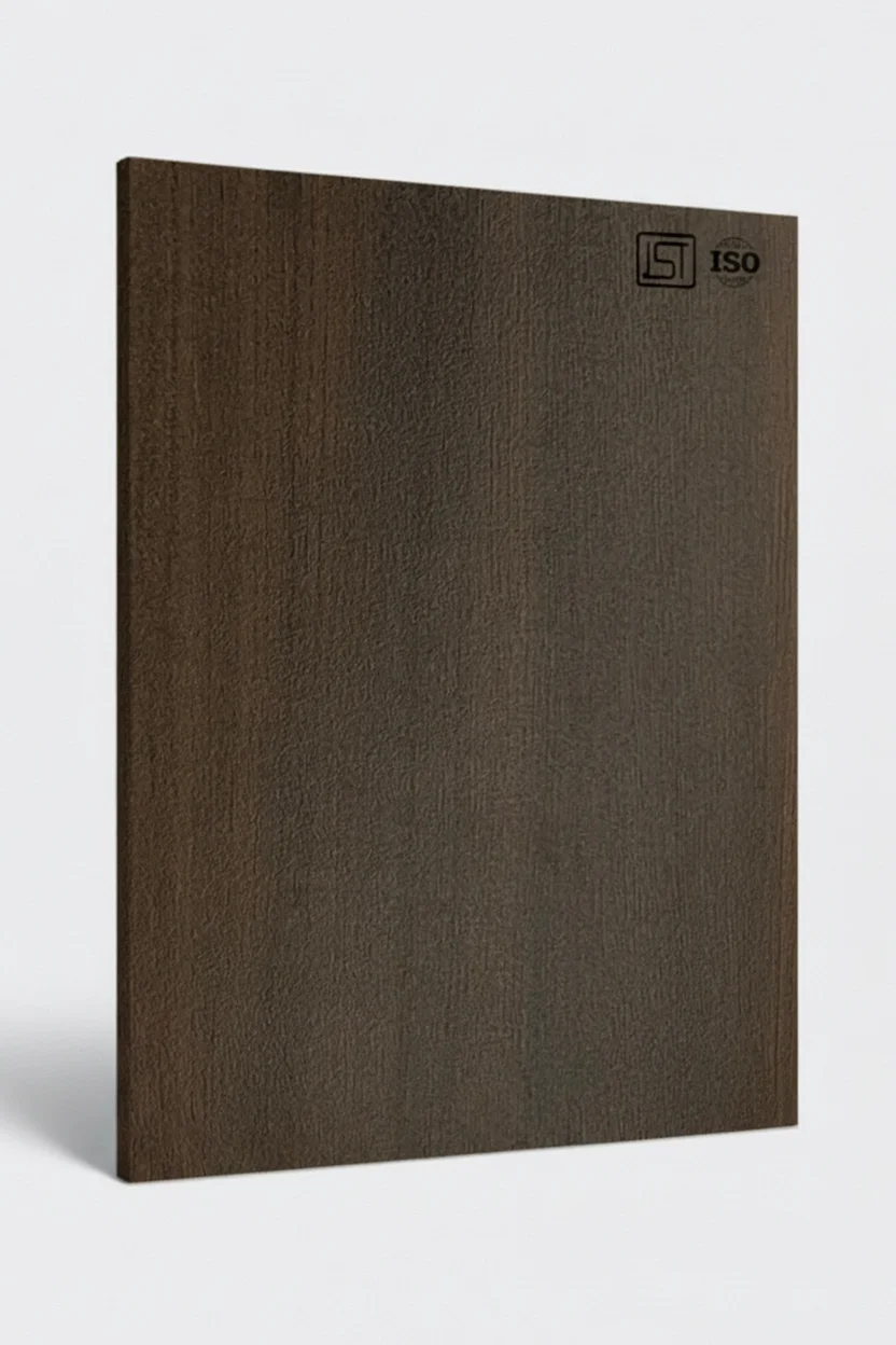 1310 SF | Dark Fantasy, Walnut Brown Suede Finish Wooden Decorative Laminate