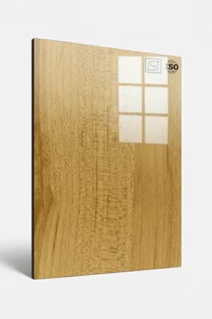 1312 SG | Butter-Scotch, Golden Oak High Gloss Finish Wooden Decorative Laminate