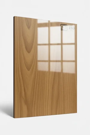 1313 SG | Dark Chocolate, Walnut Brown High Gloss Finish Wooden Decorative Laminate