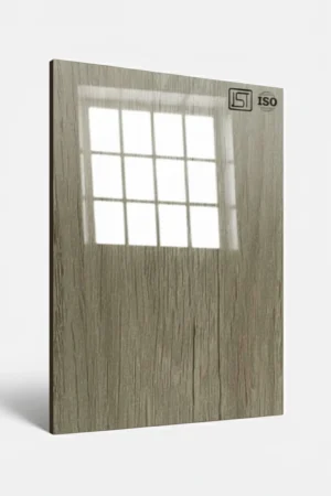 1316 SG | Grayscale, Weathered Taupe Grey High Gloss Finish Wooden Decorative Laminate