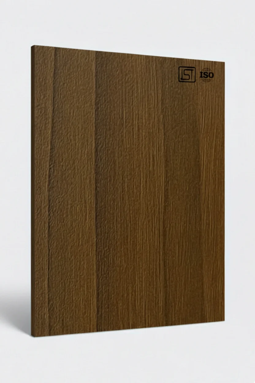 1401 SF | Bona-Fide Teak, Warm Teak Brown Suede Finish Wooden Decorative Laminate