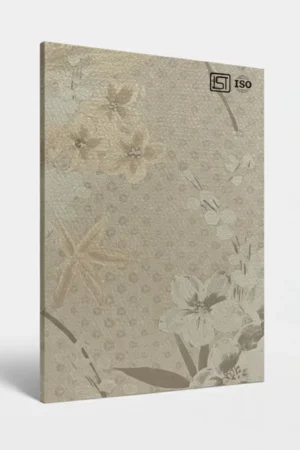 1507 BB | Serene Foliage, Sandstone Beige Matte Finish Fabric Decorative Laminate
