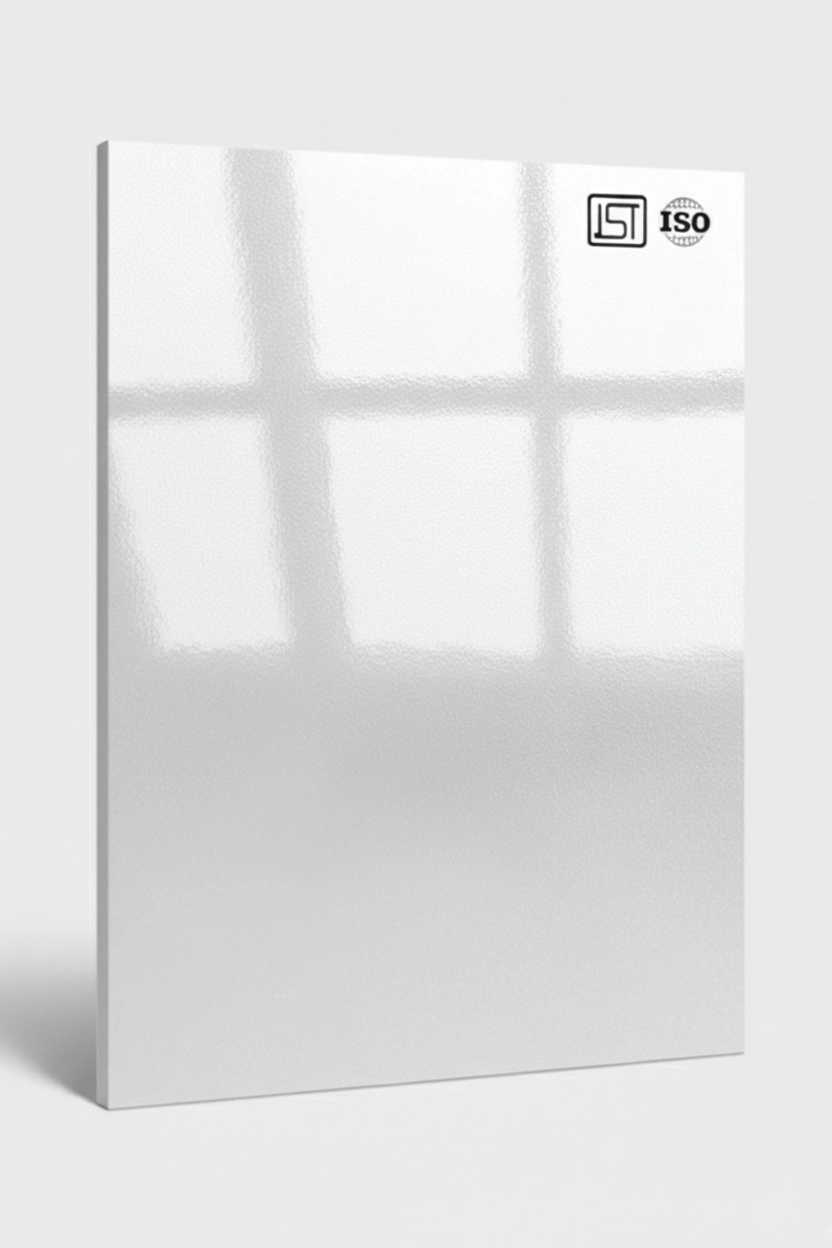 1655 MS | Porcelain Light, Off-White Metallic Finish Decorative Laminate