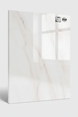 2004 | White Slope Rock, Snow White High Gloss Finish Marble Decorative Acrylic Laminate