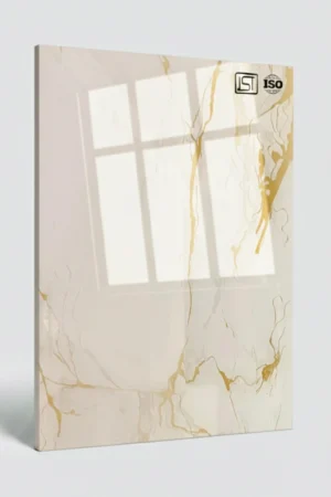 2008 | Golden Spider Marble , Pure White High Gloss Finish Calacatta Marble Decorative Acrylic Laminate