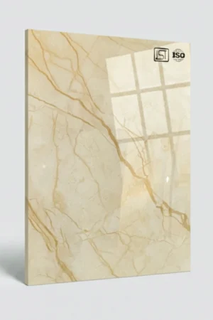 2010 | Crema Marfil Marble, Cream White High Gloss Finish Calacatta Marble Decorative Acrylic Laminate