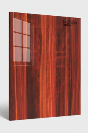 2051 | Irish Oak, Reddish Walnut High Gloss Finish Wooden Decorative Acrylic Laminate