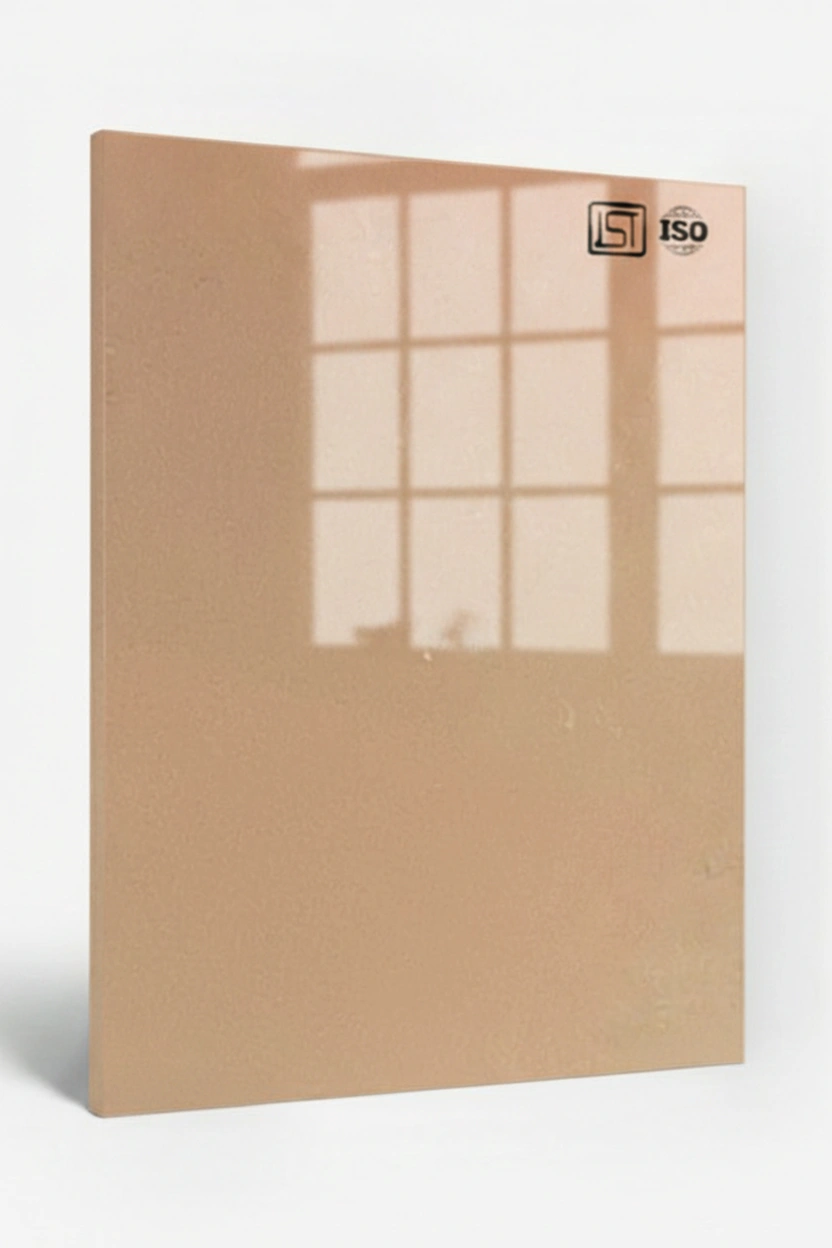 3004 | Mushroom, Beige Sparkle High Gloss Metallic Decorative Acrylic Laminate