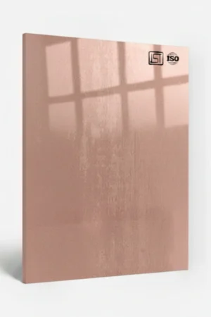 3011 | Peach Pearl, Chrome Metallic High Gloss Finish Decorative Acrylic Laminate