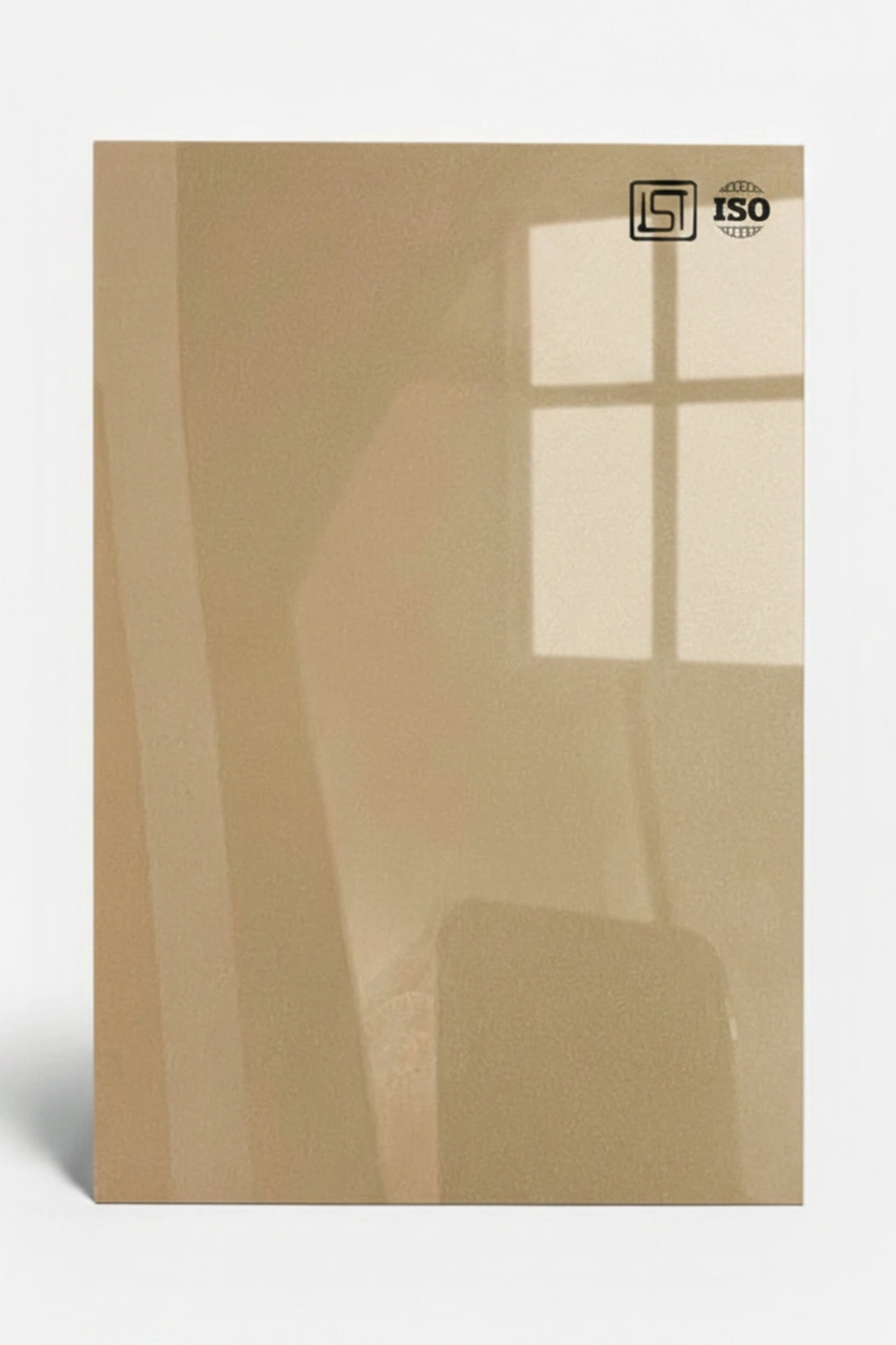 3013 | Mocha Pearl, Golden Chrome Sparkle High Gloss Metallic Decorative Acrylic Laminate - Image 2