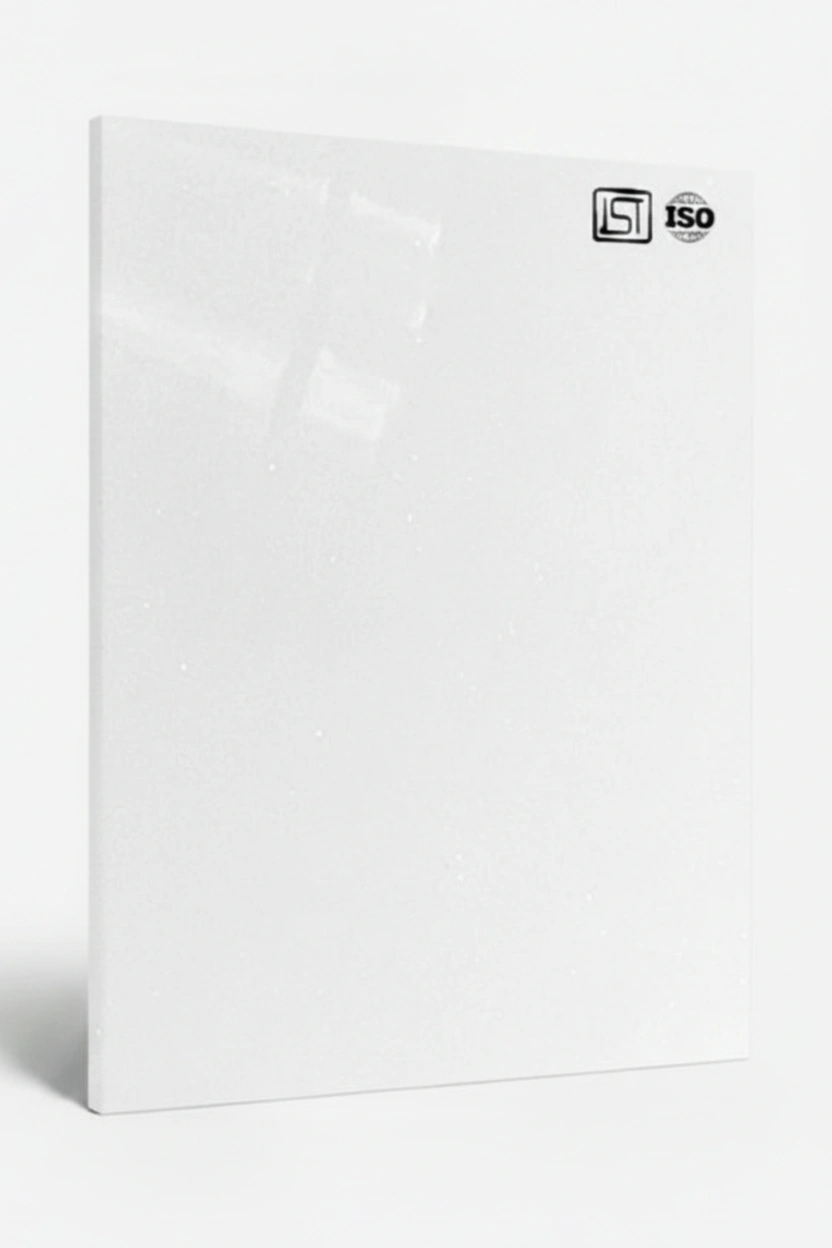 3111 | Cold White, Pure White High Gloss Sparkle Decorative Acrylic Laminate