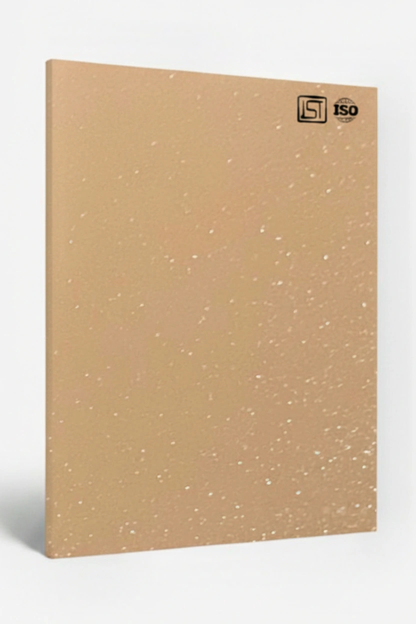 3112 | Tapestry Beige, Cool Beige High Gloss Finish Sparkle Decorative Acrylic Laminate