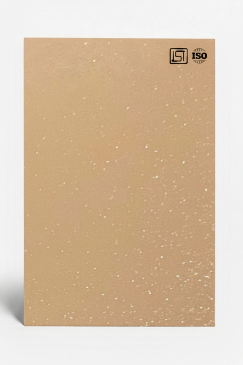 3112 | Tapestry Beige, Cool Beige High Gloss Finish Sparkle Decorative Acrylic Laminate - Image 2