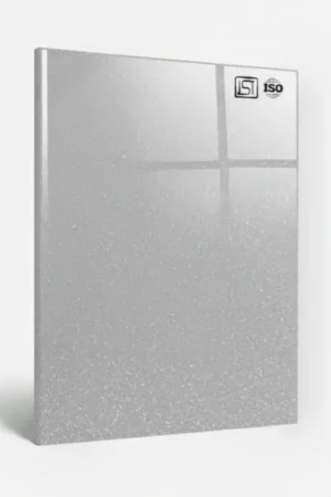 3115 | Silver Grey, Silver High Gloss Finish Sparkle Decorative Acrylic Laminate