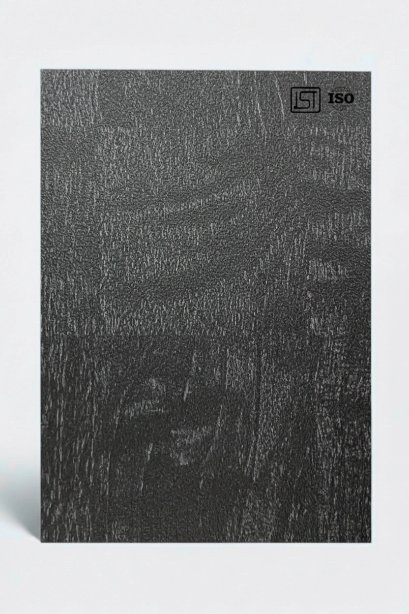 7001 SF | Dark Panther Wood, Ebony Black Suede Finish Wooden Decorative Laminate - Image 2
