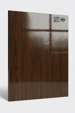 7031 SG | Exal Rose Wood, Chocolate Walnut Brown High Gloss Finish Wooden Decorative Laminate