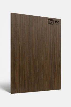 7043 SF | Brown Irish Wood, Dark Walnut Brown Suede Finish Wooden Decorative Laminate