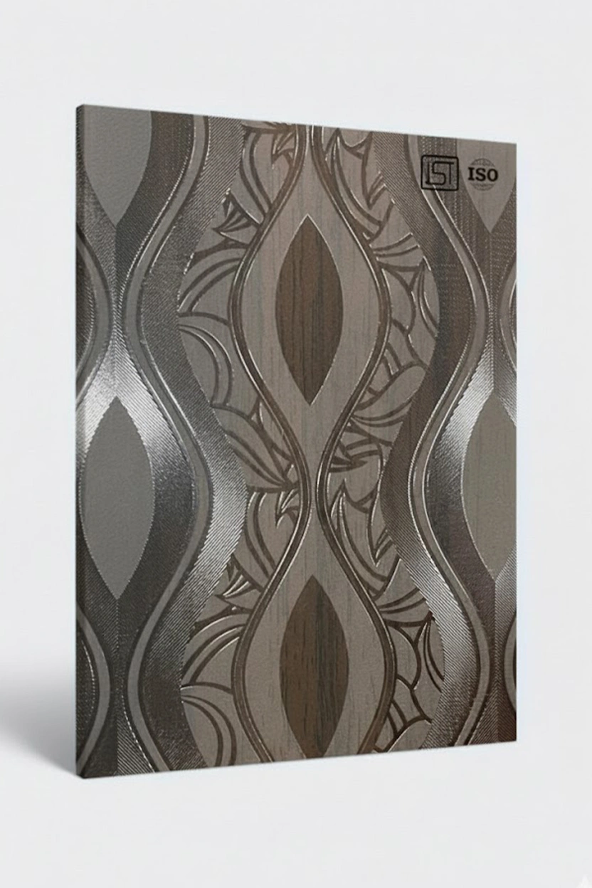 7061 BS | Smoked Walnut, Wenge Brown Subtle High Gloss Finish Wooden Decorative Laminate