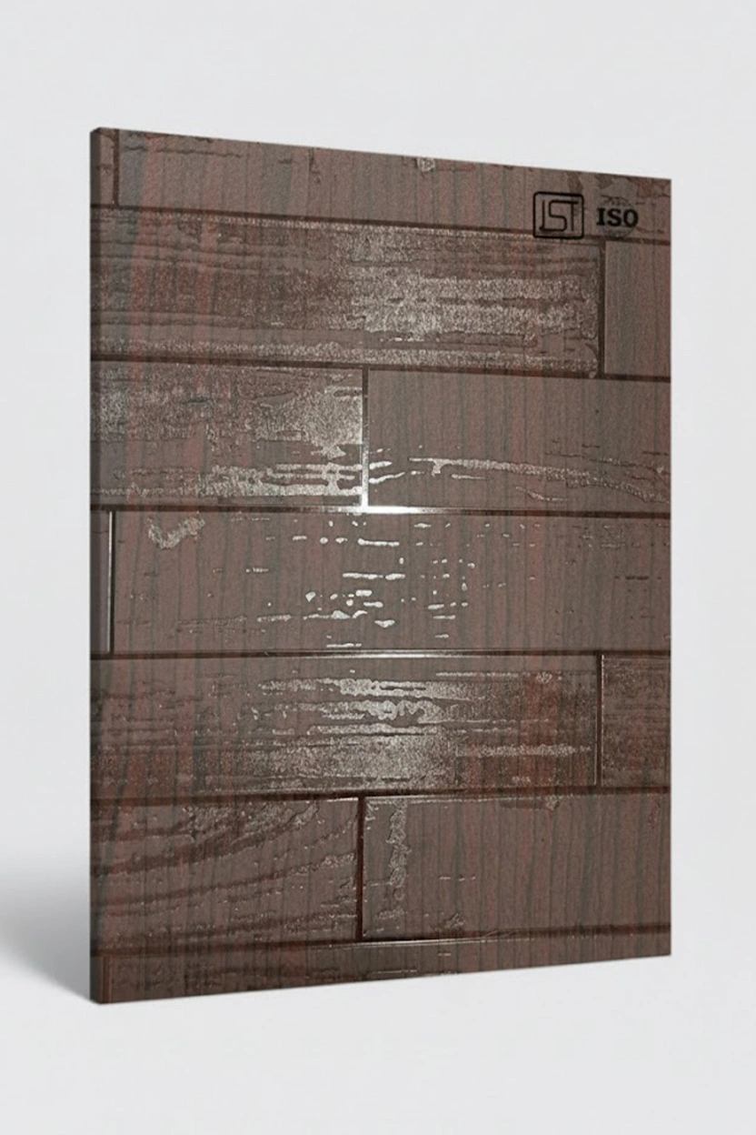 7070 TW | Rose Wood, Dark Walnut Brown Shiny Matte Finish Patterned Wooden Decorative Laminate