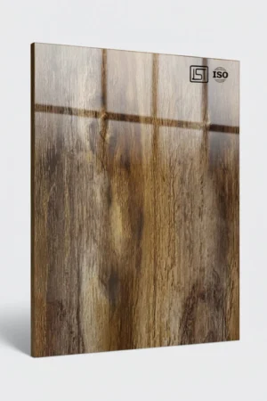 7094 SG | Light Rustic Wood, Natural Teak High Gloss Finish Wooden Decorative Laminate
