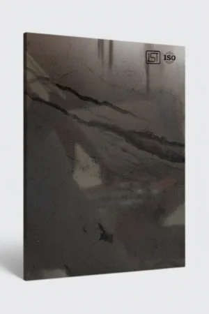 7109 SG | Black Sapphire, Charcoal Grey High Gloss Finish Marble Decorative Laminate