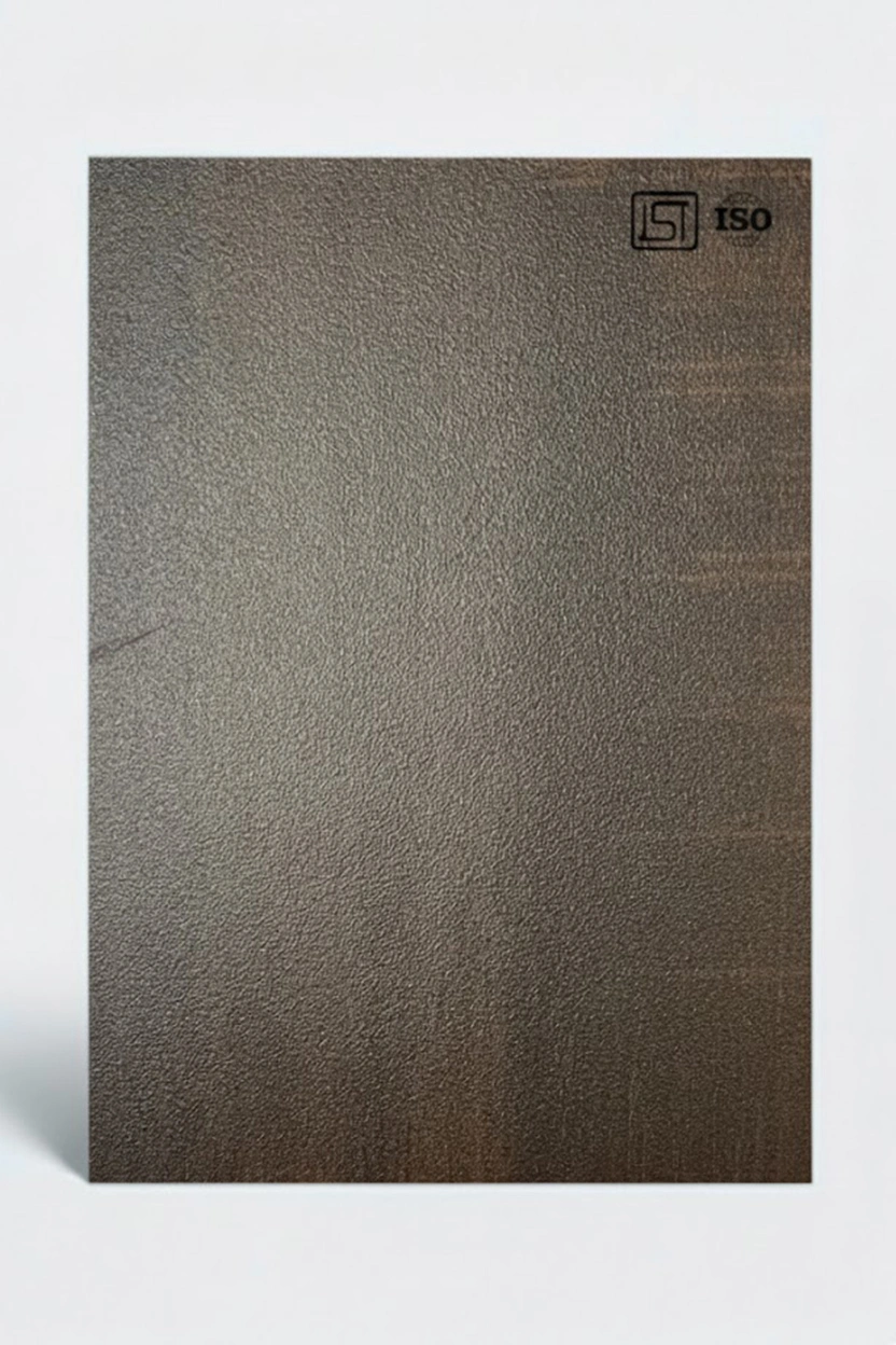 7111 SF | Dark Elevated Sawcut, Dark Brown Suede Finish Wooden Decorative Laminate - Image 2