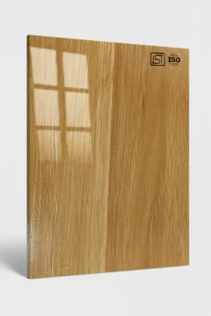 7114 SG | Avalon Teak, Golden Oak High Gloss Finish Wooden Decorative Laminate