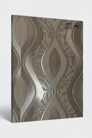 7129 BS | Fossial Recan, Smoky Grey Brown Subtle High Gloss Finish Wooden Decorative Laminate