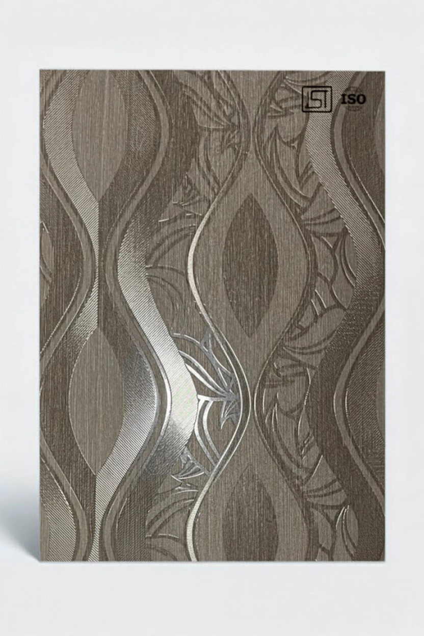 7129 BS | Fossial Recan, Smoky Grey Brown Subtle High Gloss Finish Wooden Decorative Laminate - Image 2