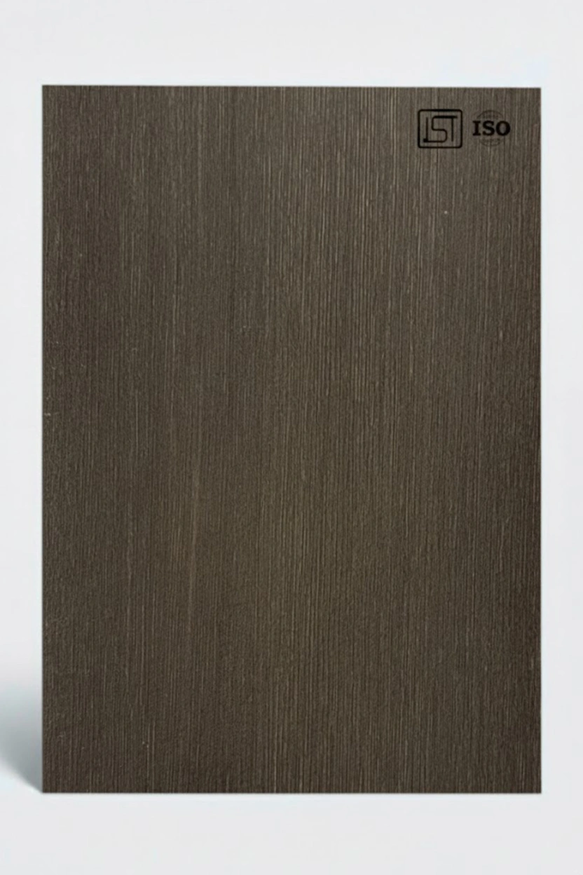 7129 SF | Foscial Recan, Smoky Grey Brown Suede Finish Wooden Decorative Laminate - Image 2
