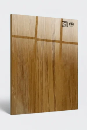 7130 SG | Light Midnight Wood, Golden Teak High Gloss Finish Wooden Decorative Laminate