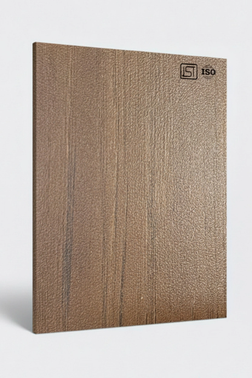 7133 SF | Teak Midnight Wood, Golden Teak Suede Finish Wooden Decorative Laminate