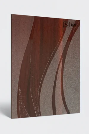 7136 ME | Red China, Mahogany Shiny Matte Finish Patterned Wooden Decorative Laminate