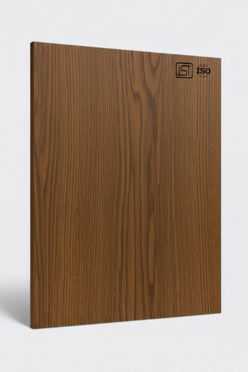 7140 SF | Lucreme Pear, Golden Teak Brown Suede Finish Wooden Decorative Laminate