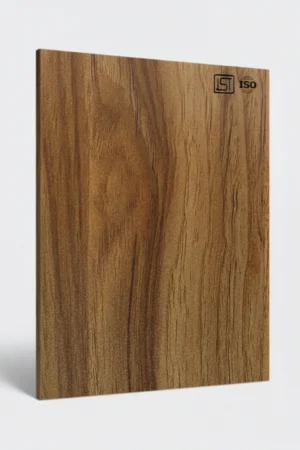 7143 TRF | Light Warren Walnut, Golden Teak Shiny Matte Finish Wooden Decorative Laminate