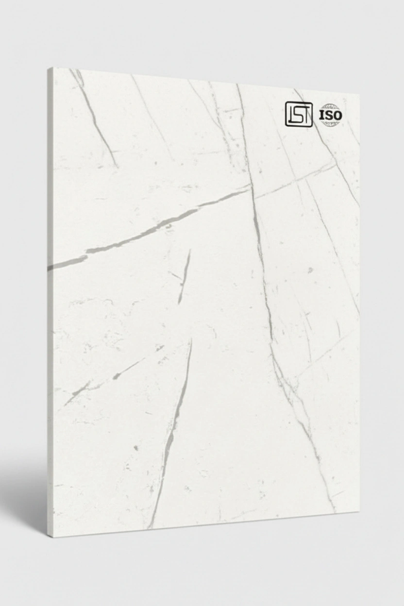 7151 LR | White Bianco Marble, Pearl White Silky Matte Finish Marble Decorative Laminate