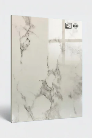 7153 SG | Taj Marble, Pure White High Gloss Finish Marble Decorative Laminate