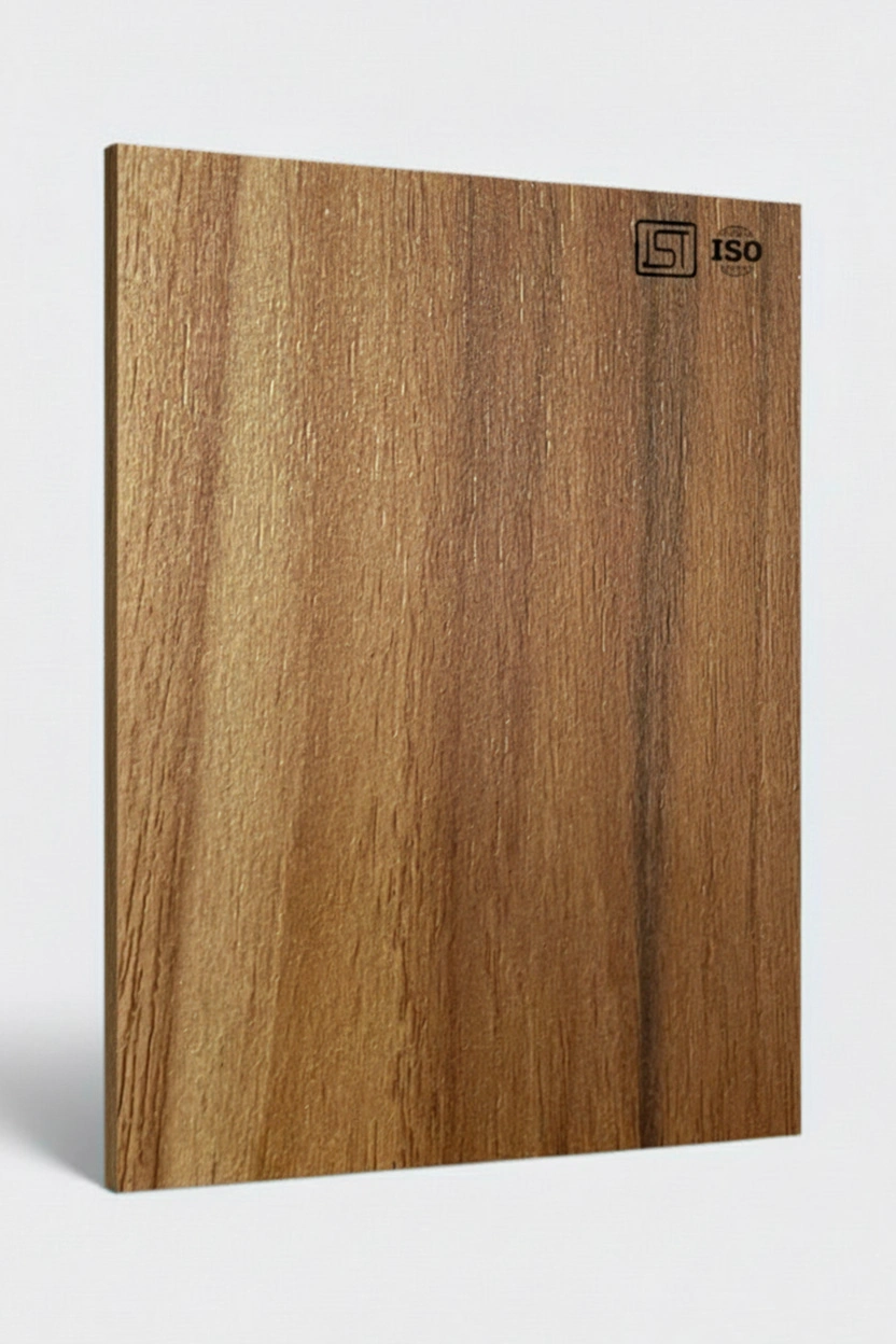 7176 OAK | Light Warren Walnut, Light Golden Teak Shiny Matte Finish Wooden Decorative Laminate