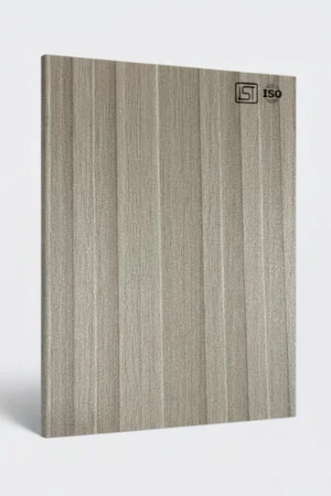 7181 SF | Light Walnut Louver, Light Ash Grey Suede Finish Wooden Decorative Laminate