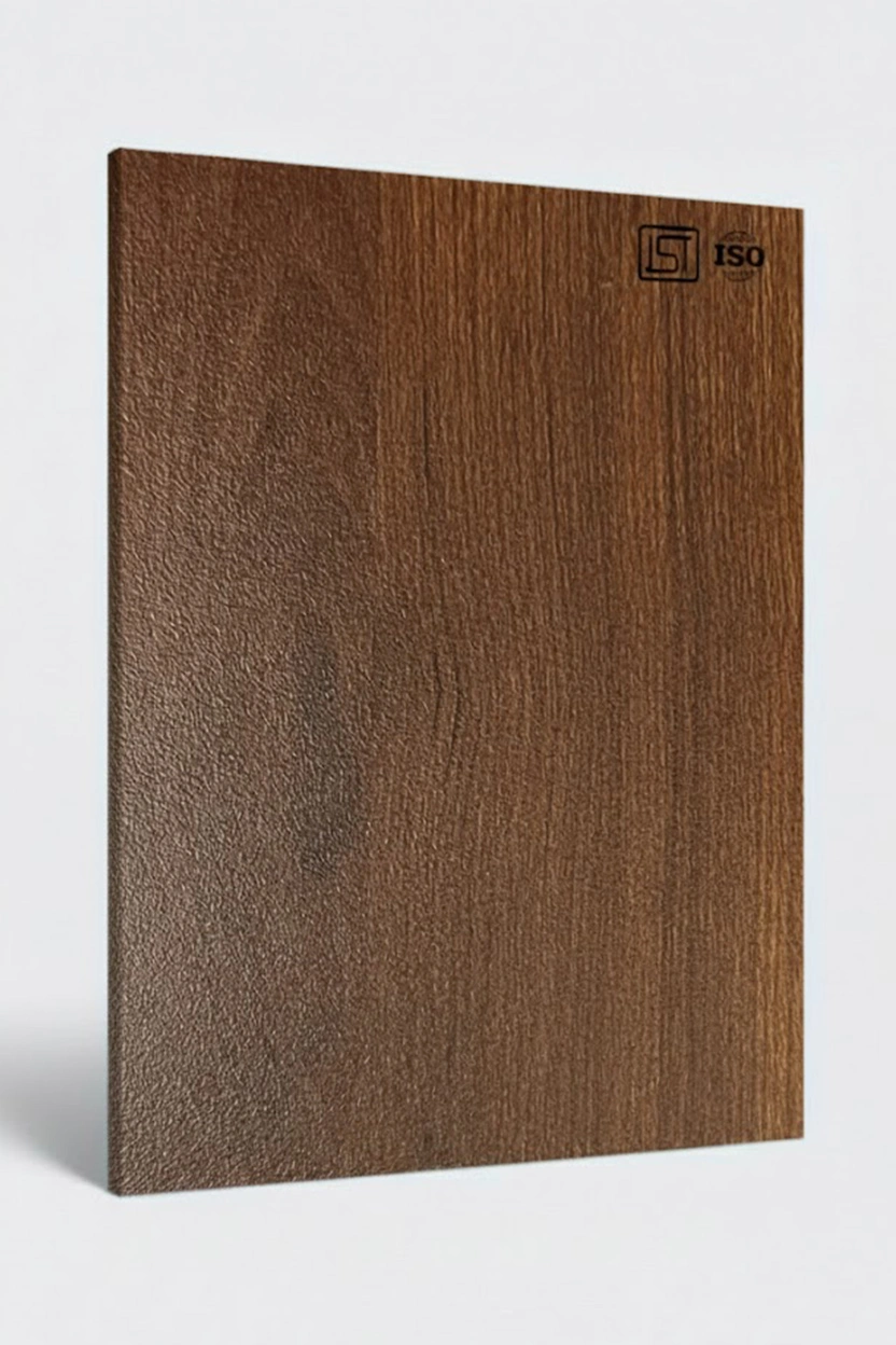 7190 SF | Andorra Eiche, Dark Walnut Brown Suede Finish Wooden Decorative Laminate