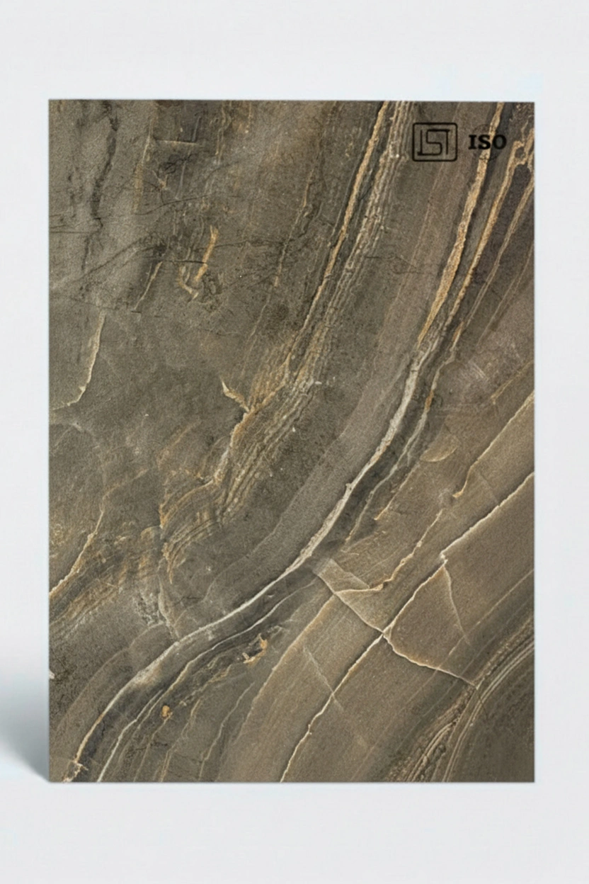 7196 MO | Luxe Marble, Dark Emperador Matte Finish Marble Decorative Laminate - Image 2
