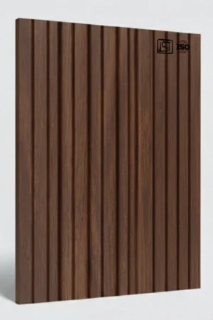 8171 (2) | Wenge Brown Matt Finish Fluted Wooden Louver Panel