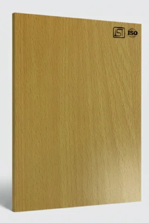 B 7056 | Ice Beech, Natural Golden Teak Silky Matte Finish, Wooden Liner Laminate