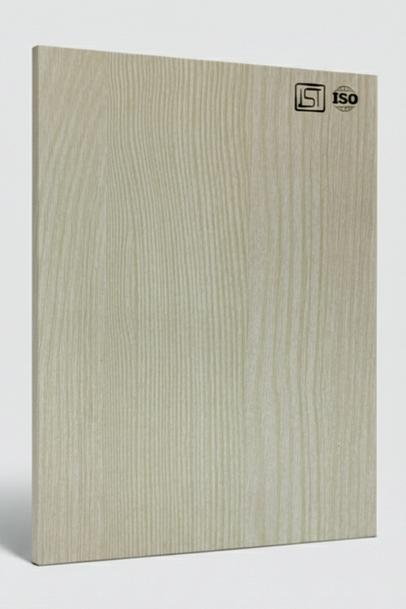 B 7058 | Highland Pine, Pistachio Green Silky Matte Finish, Wooden Liner Laminate